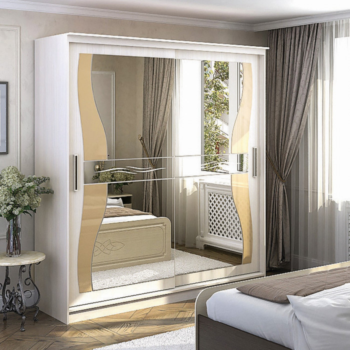 Шкаф-купе Олимп 1 (2000*2200*650) анкор/анкор