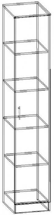 Шкаф Соло Эра (Венге / лоредо)