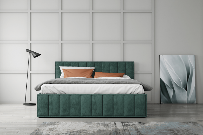 Кровать Лана 160, Зеленый софт
