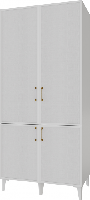 Толедо Шкаф 2-х створчатый (4 фасада) ТШ-22 белый