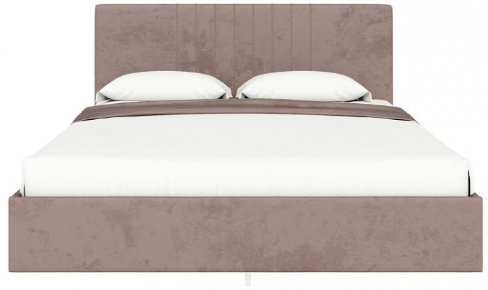 Кровать с латами Соло 140*200, Коричневый, бежевый