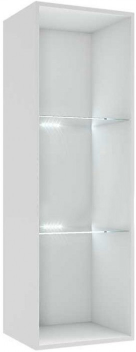 Модульная гостиная Флорис, композиция 1 (Черный глянец, Белый)