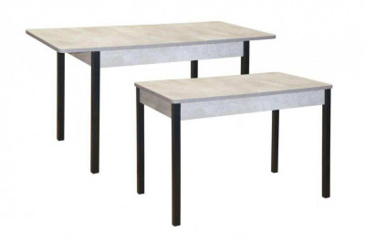 Стол обеденный Сканд Цемент светлый