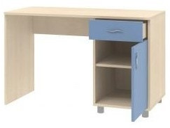 Дельта-15.01 Стол письменный, Голубой