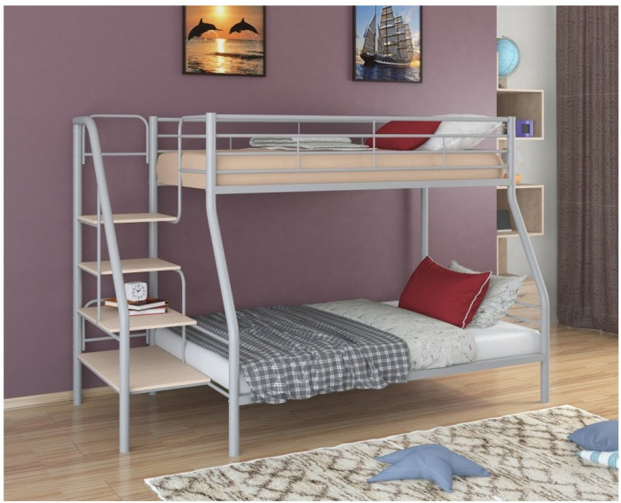 Двухъярусная кровать Толедо-1 (Серый)