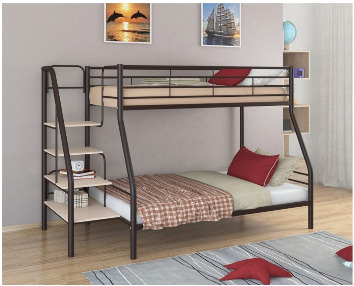 Двухъярусная кровать Толедо-1 (Серый)