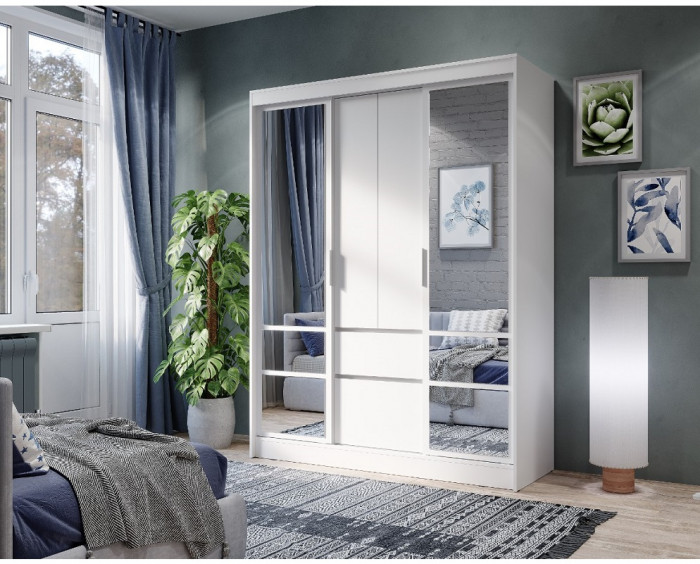 Шкаф-купе Симпл ШКК-06, белый