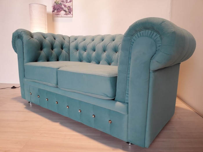 Диван Честер 2- х местный, велюр