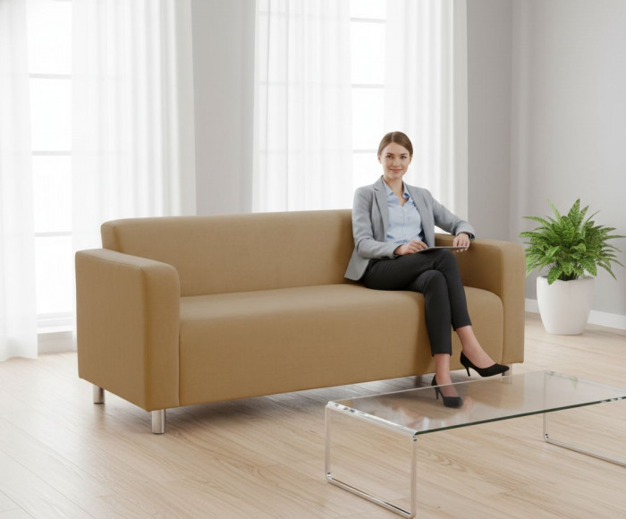 Диван прямой Томи, 180 см, велюр, бежевый