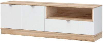 Юкки ТВ-1600 Тумба Дуб делано/Белый