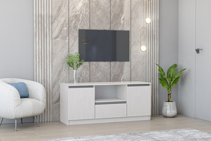 Кэт-1 Тумба ТВ, Ясень анкор светлый/Графит