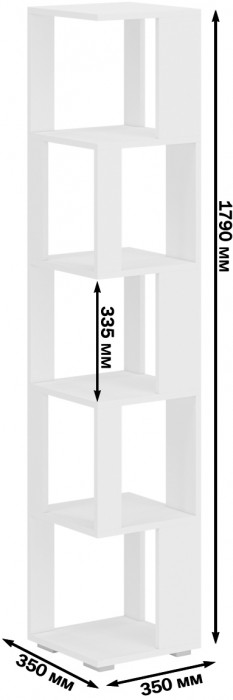 Стеллаж СВК, белый