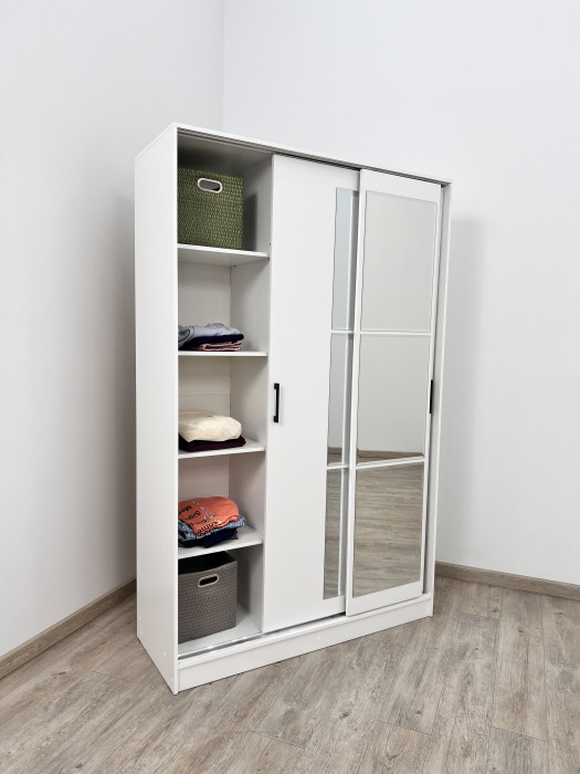 Шкаф-купе Стиль-2 1400, Дуб крафт серый/Камень серый