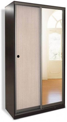 Шкаф-купе Альянс 1000 (Венге / дуб беленый)