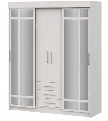 шкаф-купе Фортуна ясень анкор светлый/ясень анкор светлый