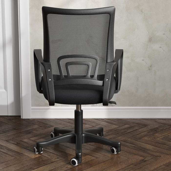 Кресло компьютерное Мебель--24 103, цвет чёрный, ШхГхВ 59х56х83-94 см., максимальная нагрузка 120 кг.