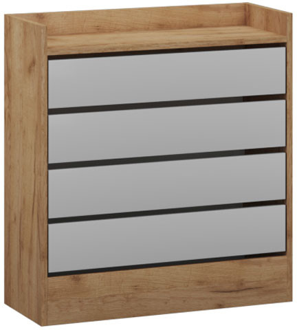 Ямайка Обувница ЯПТ-3 (700*746*270) дуб крафт золотой/белый