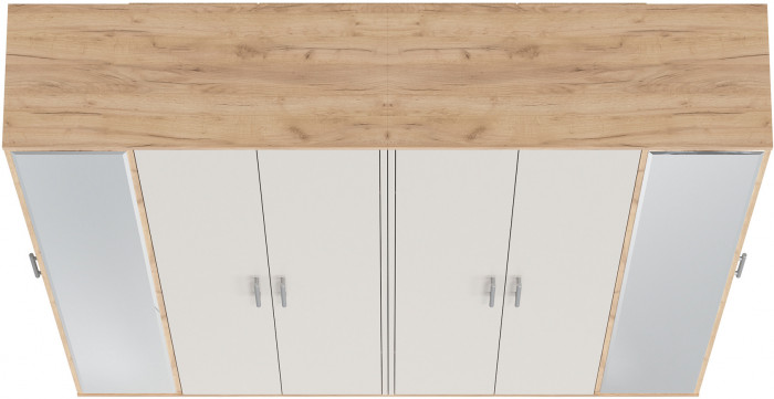 Две прихожих Домино-мини 2-3421дкз/к.с, дуб крафт золотой/кашемир серый