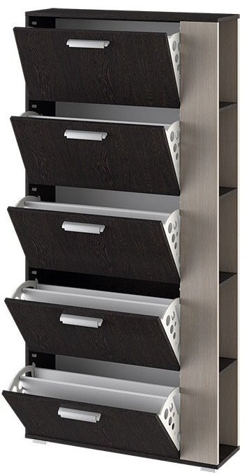 Эрика Тумба для обуви Тип 2 (Дуб Сонома/Белый ясень)