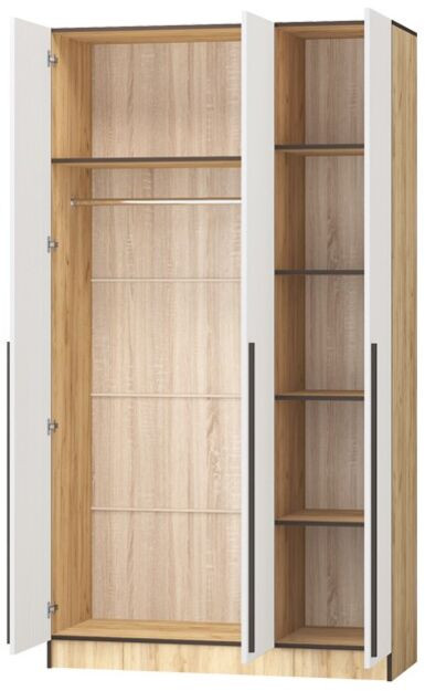 Шкаф Бастион ЛДСП 1200 (Белый древесный)