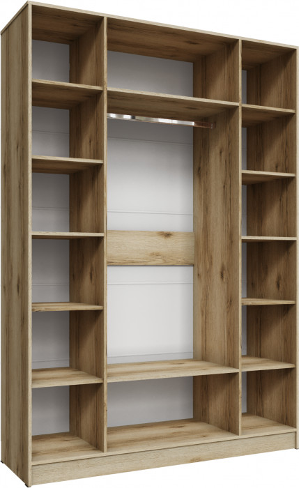 Шкаф Мадрид (1,6) с зеркалом, Дуб делано