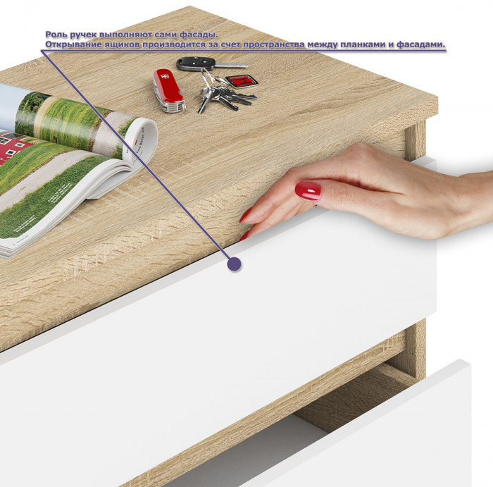 Мори Стол компьютерный МС-16 левый + Шкаф МШ900.1, цвет дуб сонома/белый, ШхГхВ 214,8х84,9х179,6 см., выдвижные ящики слева, НЕ универсальная сборка