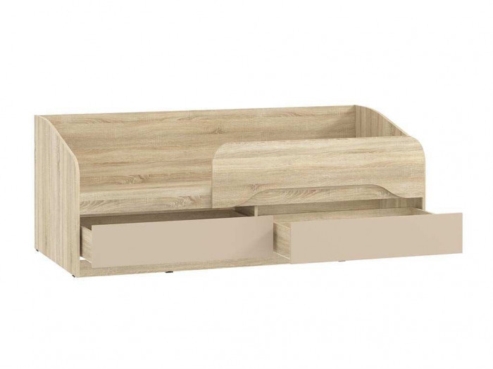 НМ 041.54-01 кровать Акварель Дуб Сонома/Капучино