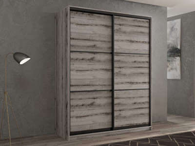 Шкаф-купе Кааппи 4 Эвок Окаменелый 110х60х230 см