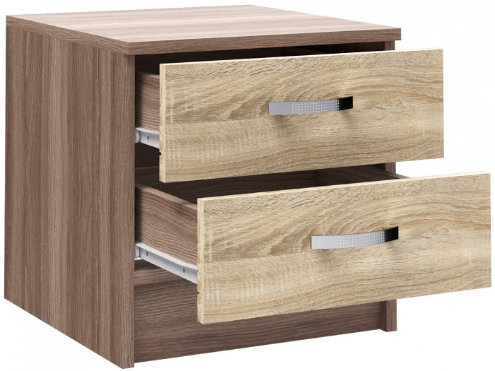 Ронда тумба прикроватная ясень шимо/дуб сонома