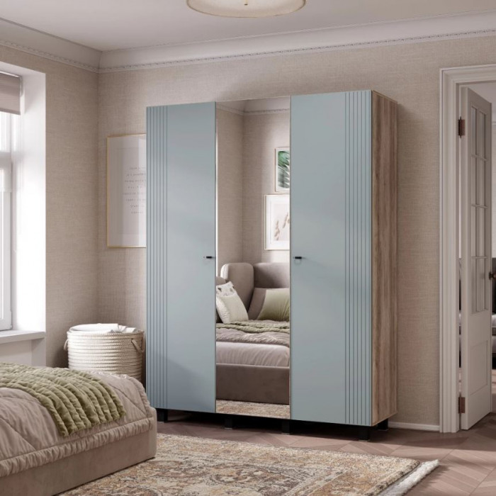 "Олива" ШК-08 Шкаф 3-х створчатый Дуб каньон/MF11