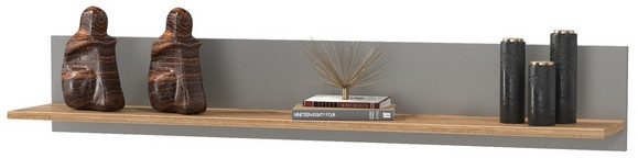 Остин 16.484 Полка, серый графит/дуб крафт золотой