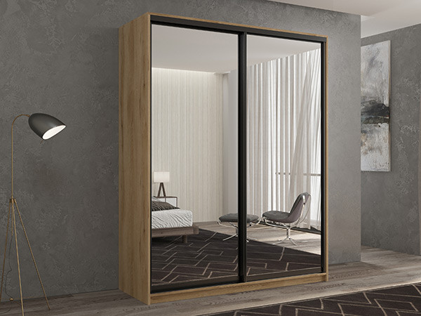 Шкаф-купе Кааппи 1 Эвок Прибрежный 120х60х230 см