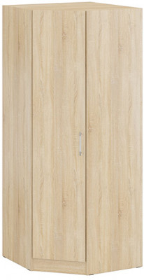 Стандарт Шкаф угловой, цвет дуб сонома, ШхГхВ 81,2х81,2х200 см., универсальная дверь, боковина для соединения со шкафами глубиной 52 см.