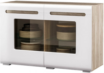 Спальня &quot;Наоми&quot; КМ-10 дуб каньон/белый глянец МF07