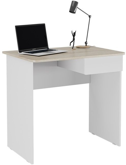 Diamond Стол компьютерный тип 1 (Дуб Сонома/Белый)