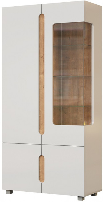 Модульная гостиная комната "Шанталь" - Дуб наварра/Белый