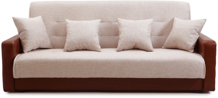 Диван Лондон 120 бежевый, пружинный блок Боннель