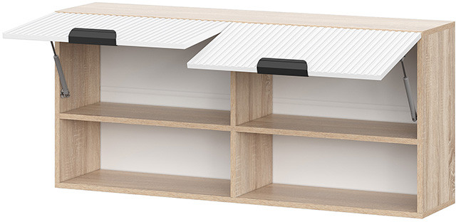 Полка Норд Line ПЛ03-1200, Дуб сонома, Софт пломбир