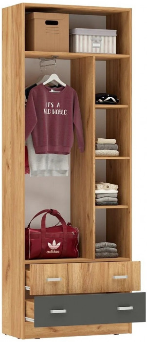 Мартина Шкаф (Крафт / Графит)