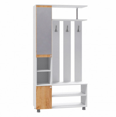 Прихожая Эконом белый/дуб крафт золотой