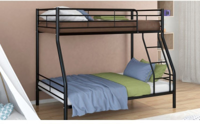 Двухъярусная кровать Гранада-2, чёрная