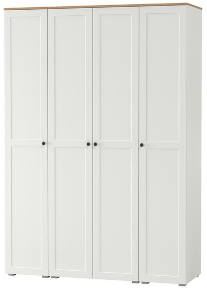 Остин Набор шкафов 02, белый шагрень/дуб крафт золотой