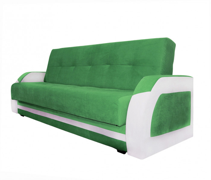 Диван-книжка Феникс 120 зеленый , пружинный блок Боннель