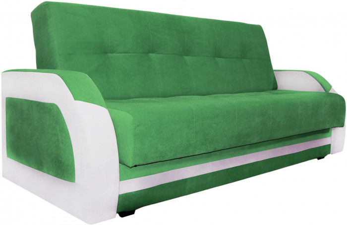 Диван-книжка Феникс 120 зеленый , пружинный блок Боннель