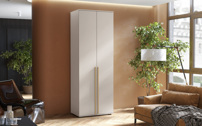 Норд Шкаф 2-х створчатый 800 Кашемир/золото