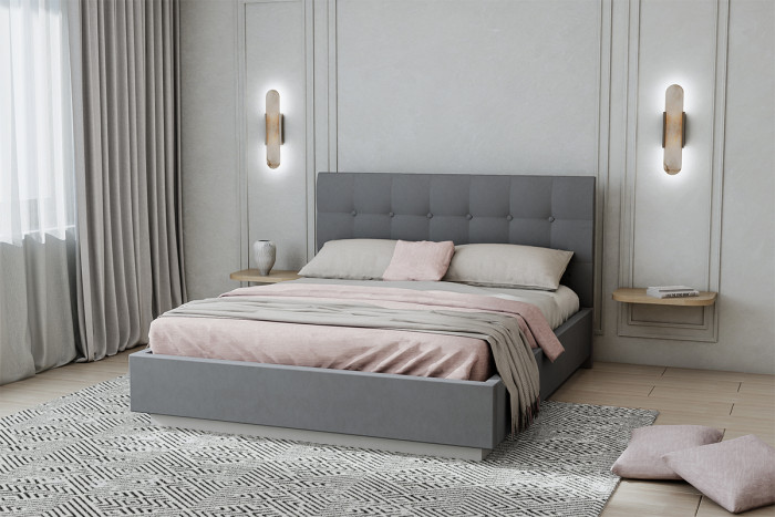 Кровать "Квадрат" арт.004 с подъемным механизмом, 140х200 - Alysia 014