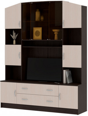 ТВ 301 Макарена ЛДСП центр.секция 1600х2004х440 венге/белфорт