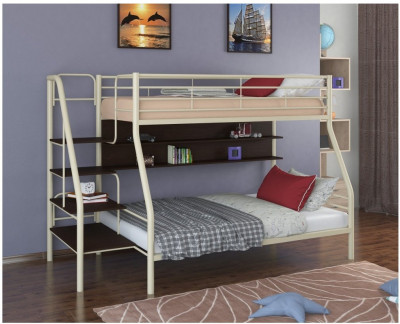 Двухъярусная кровать Толедо-1ПЯ (Слоновая кость)