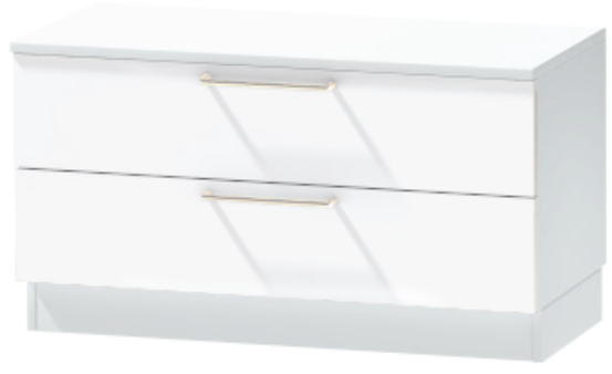 Тумба-5 прикроватная напольная "Иннэс-7", Белый