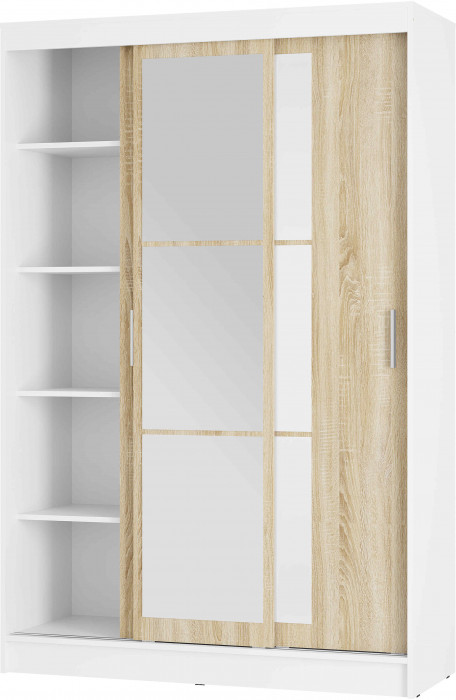 Шкаф-купе "Денвер" ШКК-03 белый/сонома